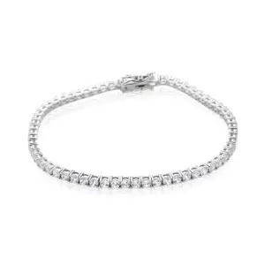 18K 스퀘어 프롱세팅 테니스팔찌 2.5mm GTB38229