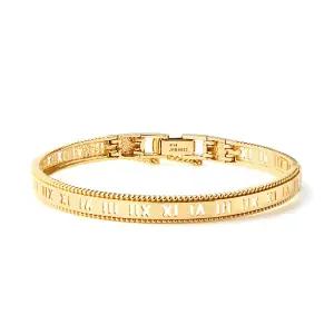 18K 로마자 펀칭 뱅글 팔찌 JNB3682