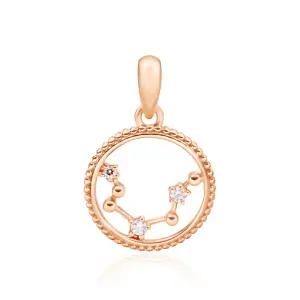 18K 원형 볼볼 물병자리 별자리 펜던트 JNP23474