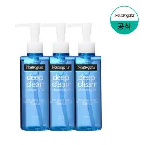 [뉴트로지나/공식] 딥클린 클렌징오일 200ml 3개 외/클렌징폼/오일/크림/세안/비누/여드름기능성/피지/각질