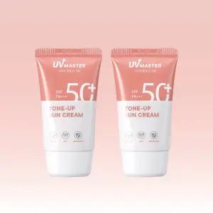 [2개]유브이 마스터 톤업 선크림 50ml