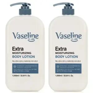 바세린 바디로션 1000ml 2개 고보습 대용량