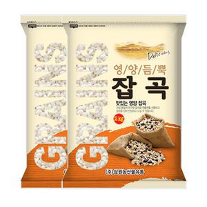[삼원농산] 찹쌀 4kg (2kg/2개)