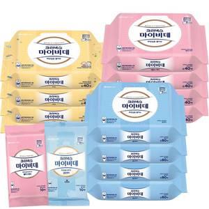 크리넥스 마이비데 물티슈 캡형 리필 휴대 모음전