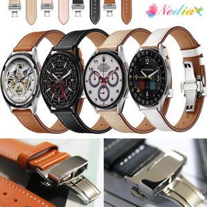 오라클라시 갤럭시 워치7 6 5 스트랩 고급 소가죽 디버클 시계줄 22mm 20mm