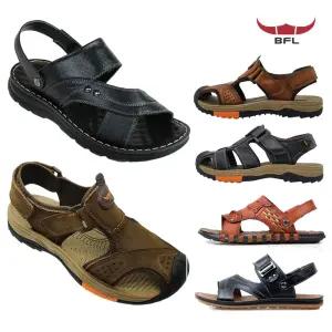 BFL 2021 신상 남성 캐주얼 샌들 천연가죽 사용 남자 슬리퍼 겸용