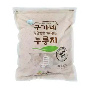 구가네식품 황금햅쌀 가마솥맛 누룽지 3kg