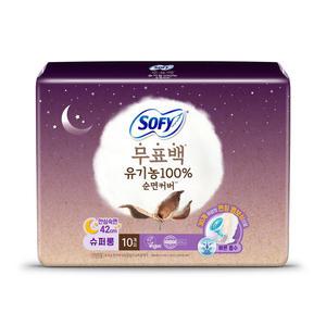 쏘피 유기농 자연의색 무표백 슈퍼롱 10개 x 4팩