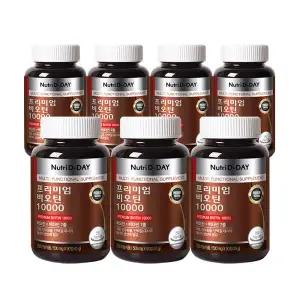 뉴트리디데이 프리미엄 비오틴 10000 90정 7병 21개월분