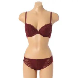 [롯데백화점]엘르이너웨어 플라워레이스와인브라팬티EBWBRBP871WN