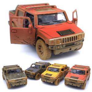 데코앤 험머 H2 SUT 머디 미니카 풀백 다이캐스트 모형