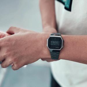 CASIO 카시오 빈티지 블랙크롬 디지털시계 A168WGG