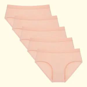 아이엠속옷 밴딩 학생 면 팬티 5p 부드러운 순면 청소년 여아 속옷