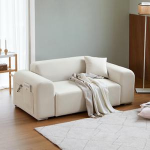 [필우드가구] 허니 2인용 아쿠아텍스 패브릭 소파