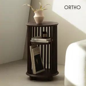 [올쏘] 아이비 2단 원목 침대 협탁 거실 사이드 테이블