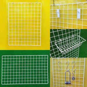 코팅망 메쉬망바스켓 메쉬망철망 휀스망 네트망 진열대 벽걸이망 후크 바구니 모음