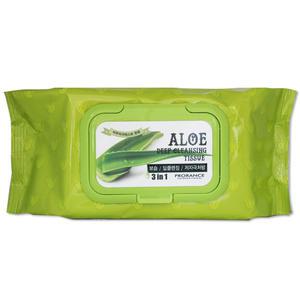 프로랑스 알로에 딥 클렌징 티슈 100매/알로에 베라잎 추출물 함유