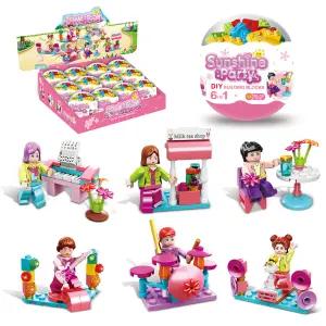 2000 선샤인파티 6종 레고프렌즈 호환 여아블럭 키즈 놀이공원 공주 동물 프랜즈 캠핑카 우정버스 시티걸