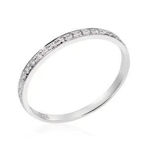 [비앤비골드] 14K 촘촘 큐빅 가드링 반지 NPR35357