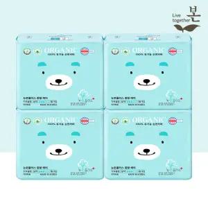 유기농본 뉴본플러스 유기농 생리대 중형 16P, 4팩