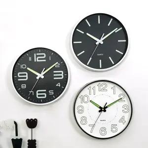 아날로그 인테리어 10인치 야광 무소음 벽시계 GW026