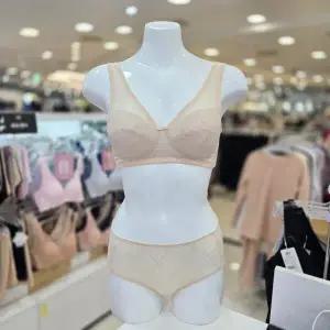 [비비안]엄마들 쟈가드 풀컵 런닝형 노와이어 브라 팬티 BR6711_SK_BP