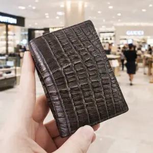 진짜 리얼 악어 가죽 카드지갑 똑딱이 국내제작 평생선물 퀄리티로 보답드리겠습니다