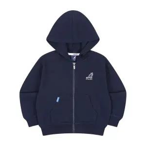 [캉골키즈](강남점)[강남]베이직 크롭 후디드 집업 RA 0001 네이비(ARACZU00010NV)