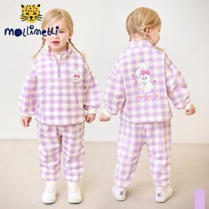 [몰리멜리] 버니팡팡아노락체크상하복