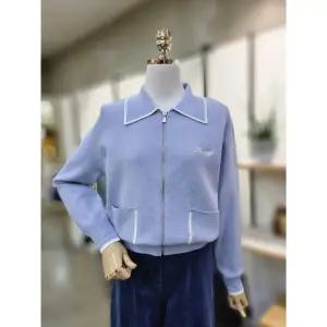 갤러리아 ABFZ[2컬러]셔츠카라 배색선 집업 가디건(ABZ1HY51)