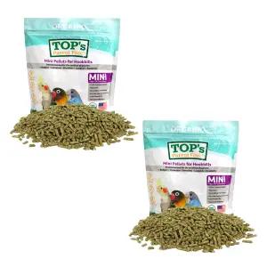 탑스오가닉 미니 유기농 중소형 펠렛 453g 2개 앵무새 사료