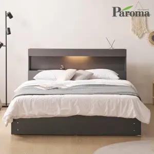 제이콥 LED 서랍형 퀸사이즈 수납침대 Q