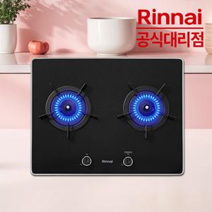 린나이 가스레인지 빌트인 2구 매립형 가스쿡탑 RBR-P2501D