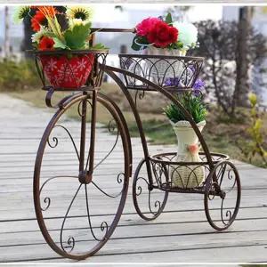 빈티지 자전거 화분 바구니 인테리어 북유럽풍 공간 장식 모형