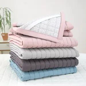 아이리스 밴드형 침대패드 국산 누빔패드 SS Q 싱글 슈퍼싱글 침대매트