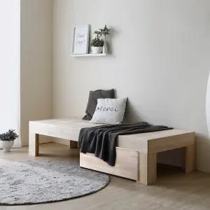 뮤카 하나서랍 평상형 데이베드 원목 소파베드 GM313C (착불)