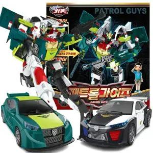 헬로카봇 시즌16 전설의 용사 패트롤가이즈 코드가이 히트가이 2단 합체 변신로봇 장난감