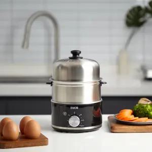 주코 올스텐 계란찜기 2단 계란삶는기계 에그쿠커 ZE-AL380B