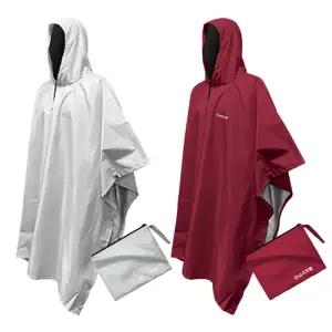 경량 판초우의 레인코트 비옷 등산우비 트레킹 작업용 남녀공용 가벼운 우비 단체 판촉용