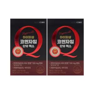 뉴트리코어 하이퍼셀 코엔자임Q10 맥스 1000mg x 30캡슐 x 2박스 /An