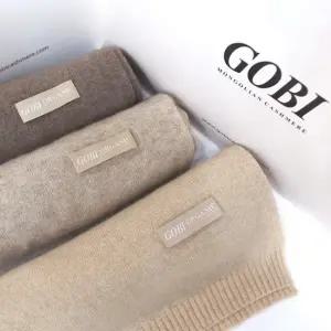 GOBI 고비 캐시미어 오가닉 플레인 밑단시보리 머플러