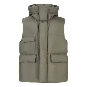 후드 밀리터리 프리미엄 구스다운 패딩조끼PHD6520