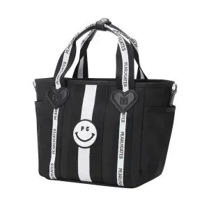 [파리게이츠]여성 스마일 배색 웨빙 투웨이 토트백 521E3BG005-BK_s