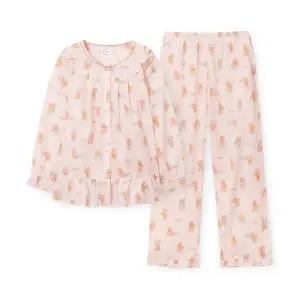 [오르시떼](의정부점)여성 G101 루이재즈밴드 긴소매 파자마 세트