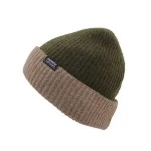 울 비니 여성 남성 커플 골지 니트 배색 패션 모자