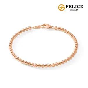 [펠리체골드] 14K 골든볼 3mm 팔찌