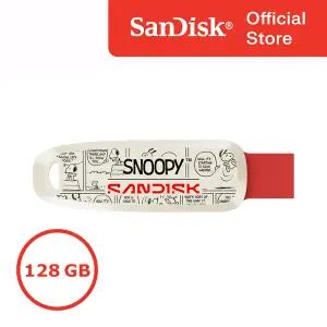 샌디스크 USB 메모리 128GB 128기가 C타입 OTG SDDDC6 Snoopy 귀여운 캐릭터 대용량 유에스비 ENL