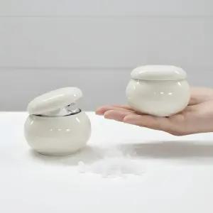 손안에 복 미니 항아리 도자기 소금단지 현관 신발장 풍수 인테리어 공예 소품 개업 이사 선물용