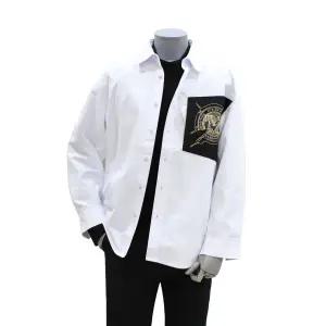 [롯데백화점]본매그넘 BON 시그니쳐 레터링 오버핏 남성셔츠 (BN2FBA649)