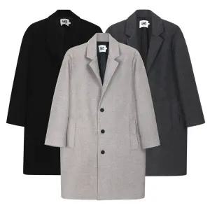 [모로엠] 멘즈 모던 클래식 테일러 카라 울혼방 싱글코트 MO-CTW-Q001